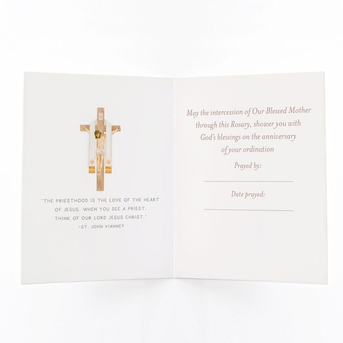 Rosary Card | Ordination Anniversary Card