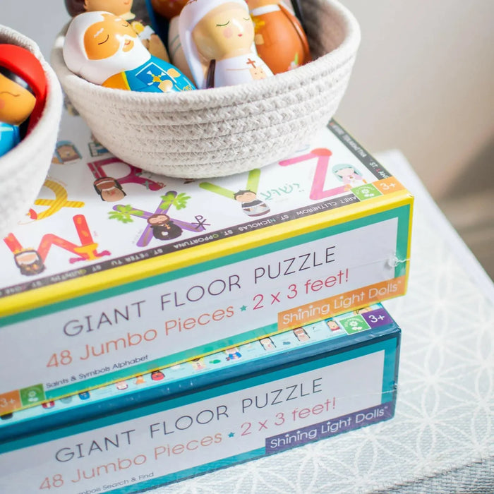 Floor Puzzle | Saints & Symbols ABC