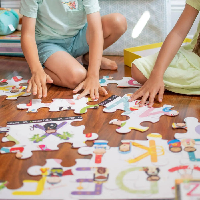 Floor Puzzle | Saints & Symbols ABC