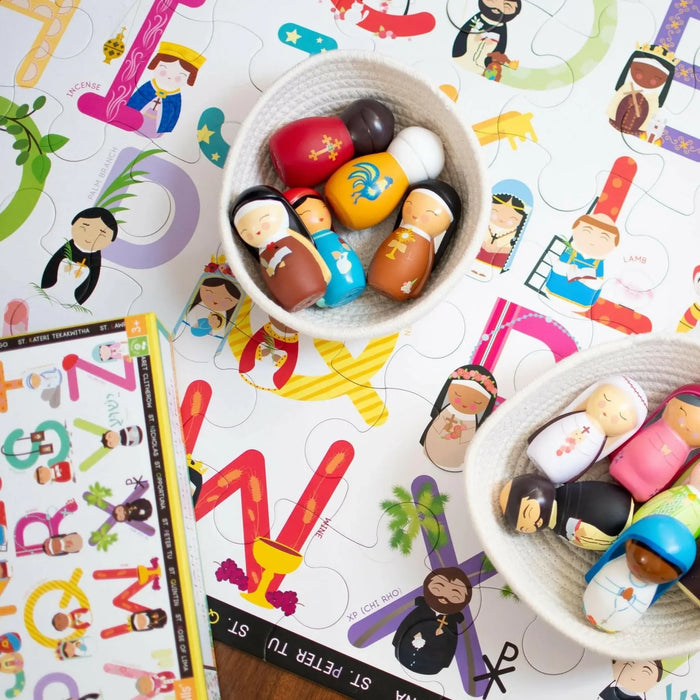 Floor Puzzle | Saints & Symbols ABC