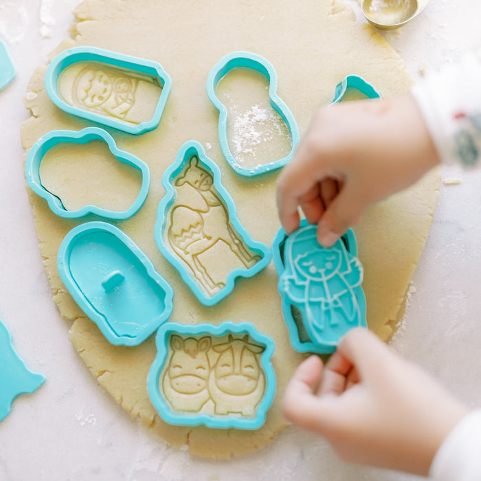 Nativity Cookie Cutters and Stamps Set