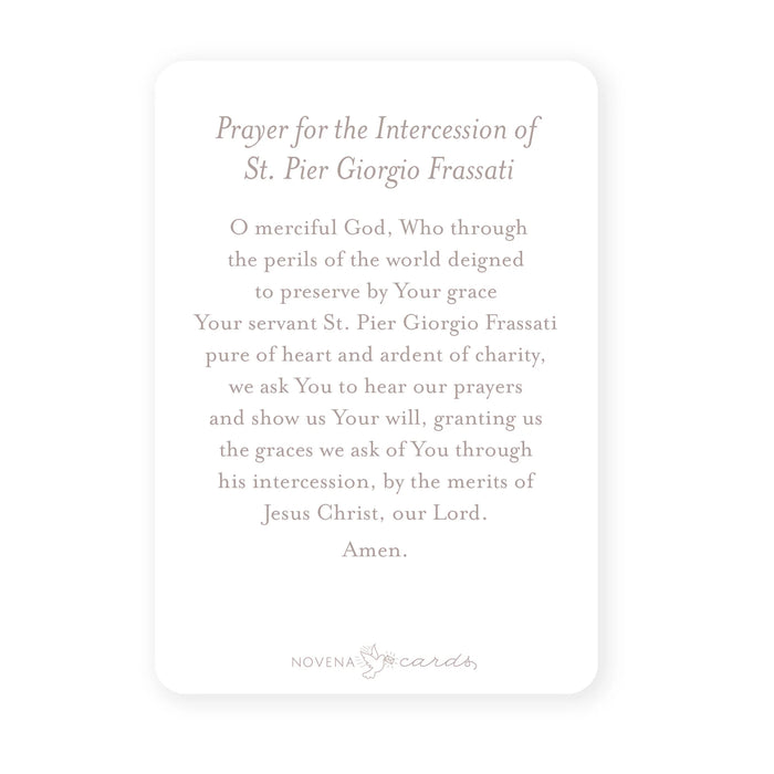 Prayer Card | St. Pier Giorgio Frassati