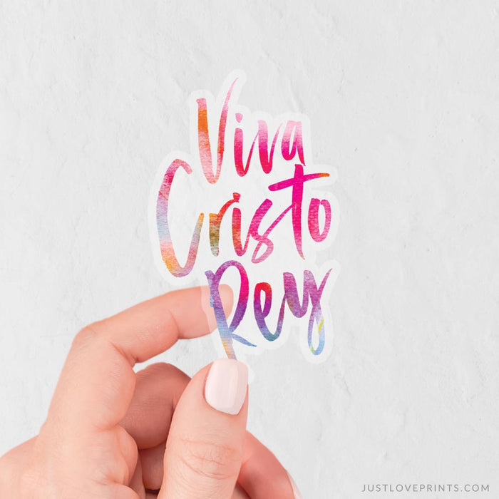 Viva Cristo Rey Sticker