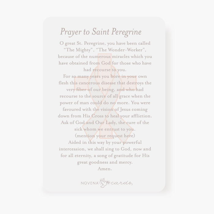 Prayer Card | St. Peregrine Prayer
