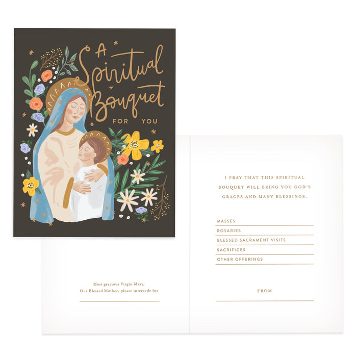 Marian Spiritual Bouquet Card