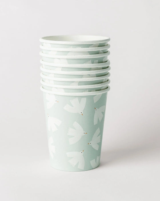 Holy Spirit Dove Paper Cups