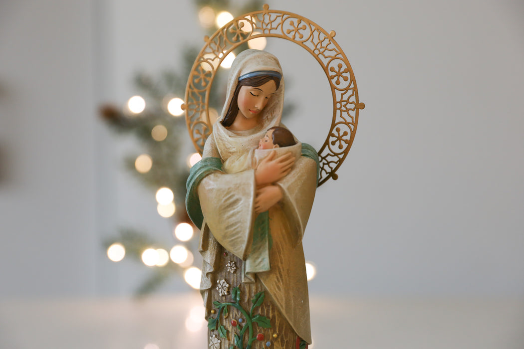 Madonna & Child - Winter Holly