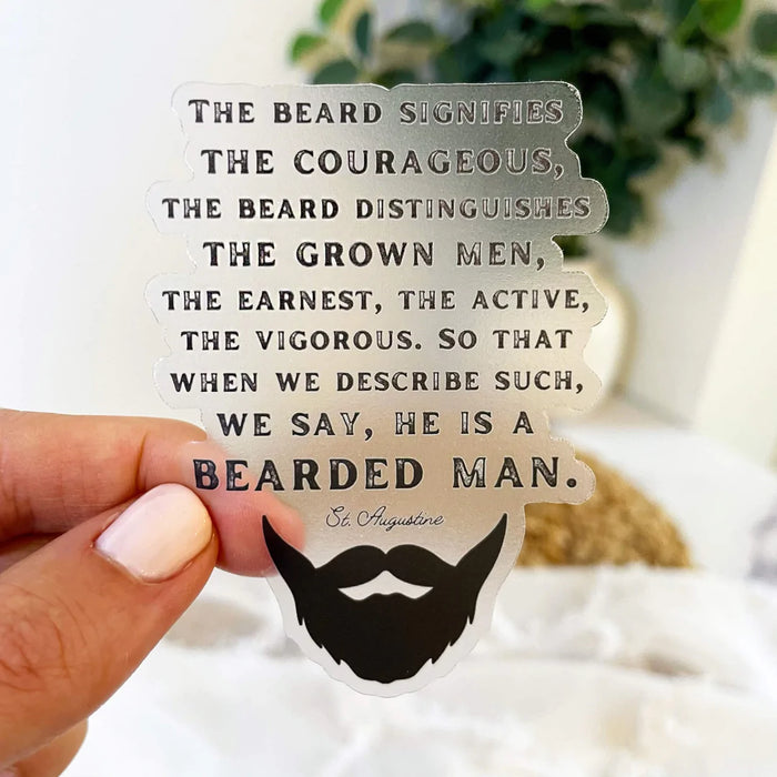 Bearded Man Sticker